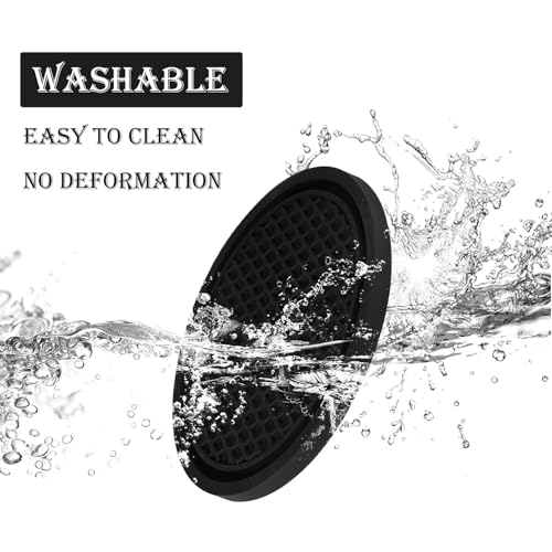 Silicone Car Cup Holder Coasters – Set of 4 (Universal Fit, Non-Slip, Washable)