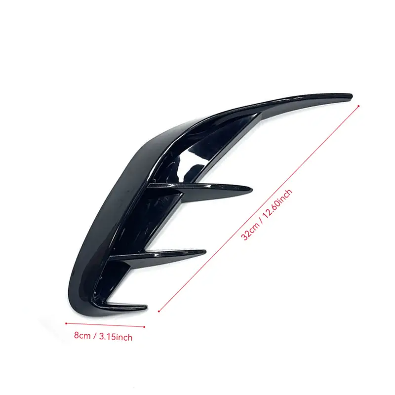 Universal Rear Bumper Shark Fin Diffuser – Sport Splitter Canards (2pcs)